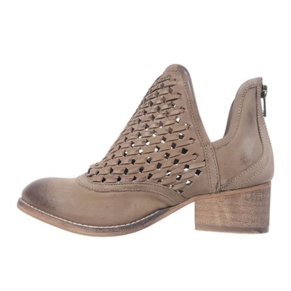 Rebels Khaki Cedric Leather Bootie 9 - Picture 2 of 5